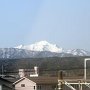 柏崎駅から見た米山．
