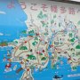 中村駅周辺の観光地図．